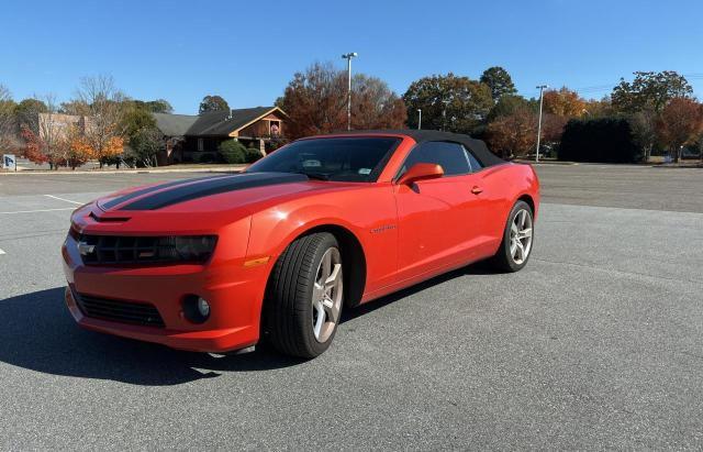 2G1FK3DJ5B9161664 - 2011 CHEVROLET CAMARO 2SS ORANGE photo 2