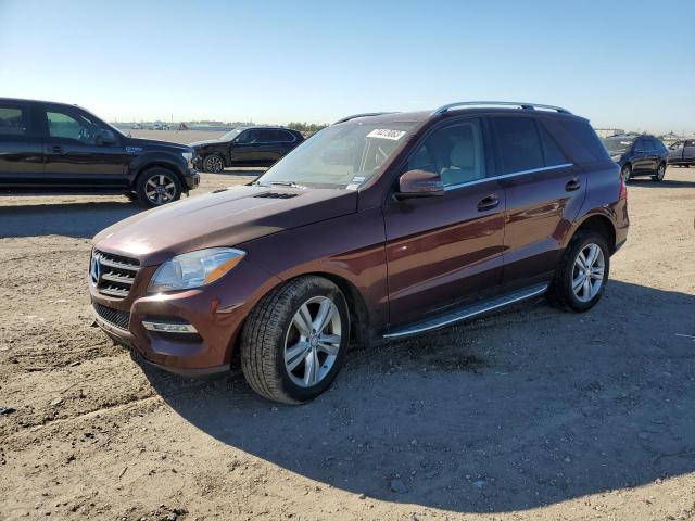 4JGDA5HB4EA273604 - 2014 MERCEDES-BENZ ML 350 4MATIC MAROON photo 1