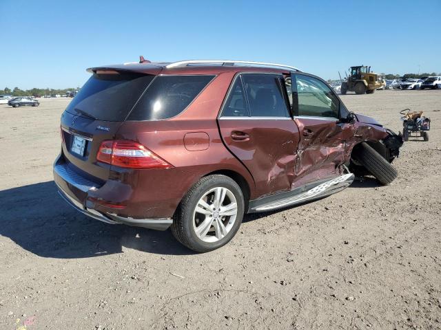 4JGDA5HB4EA273604 - 2014 MERCEDES-BENZ ML 350 4MATIC MAROON photo 3