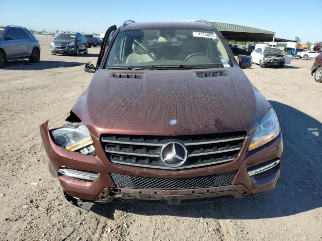 4JGDA5HB4EA273604 - 2014 MERCEDES-BENZ ML 350 4MATIC MAROON photo 5