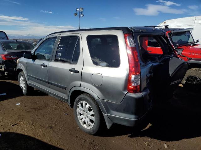 JHLRD78825C045173 - 2005 HONDA CR-V EX GRAY photo 2