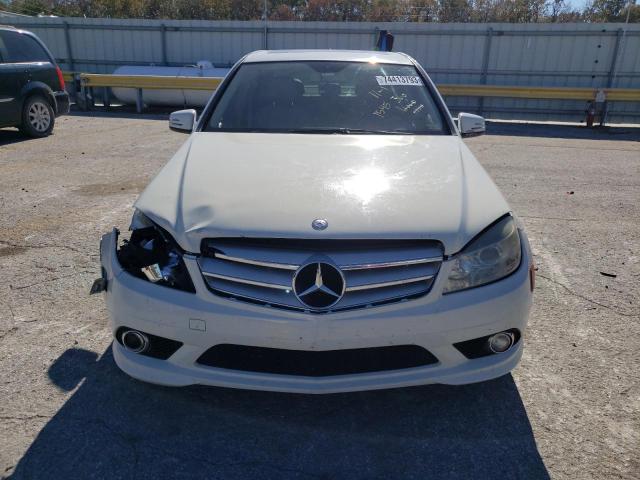 WDDGF5EB2AR087715 - 2010 MERCEDES-BENZ C 300 WHITE photo 5