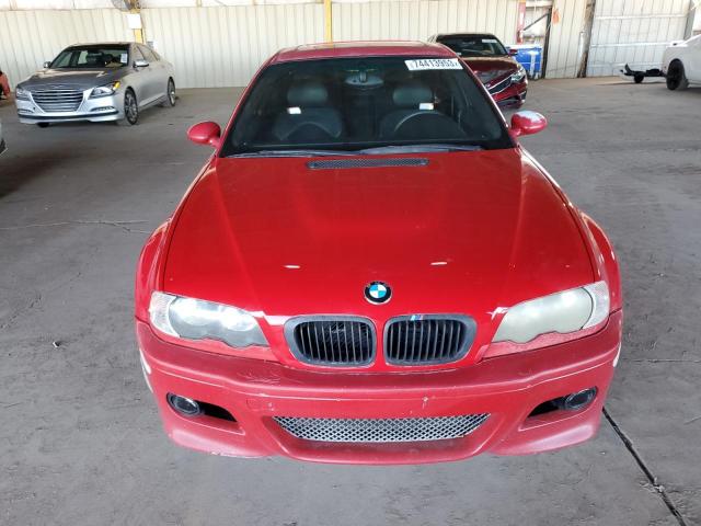 WBSBL93451JR10217 - 2001 BMW M3 CI RED photo 5