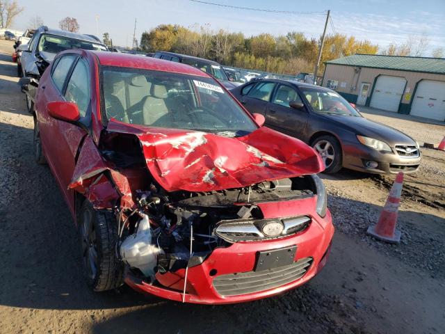 KMHCU5AE7CU013636 - 2012 HYUNDAI ACCENT GLS RED photo 5