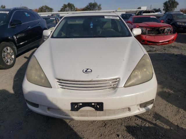 JTHBF30G030119725 - 2003 LEXUS ES 300 WHITE photo 5