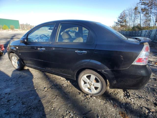 KL1TG56618B167007 - 2008 CHEVROLET AVEO LT BLACK photo 2