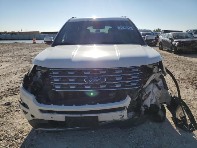 1FM5K8F8XGGA06929 - 2016 FORD EXPLORER LIMITED WHITE photo 5