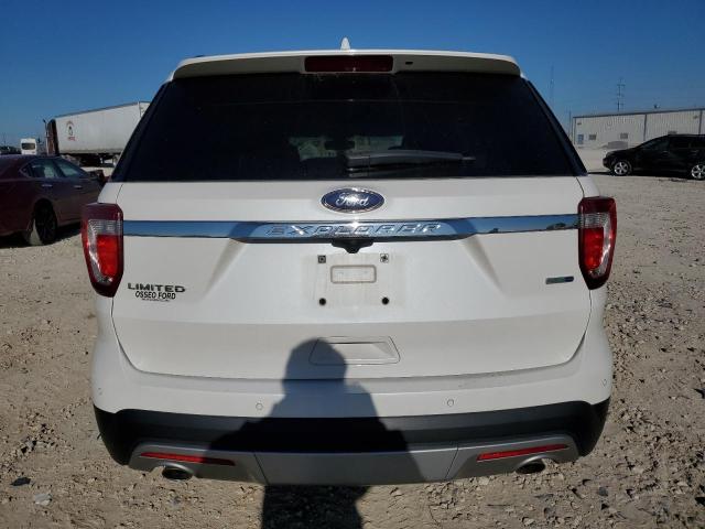 1FM5K8F8XGGA06929 - 2016 FORD EXPLORER LIMITED WHITE photo 6