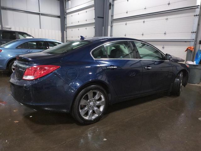 2G4GS5EV1C9189225 - 2012 BUICK REGAL PREMIUM BLUE photo 3