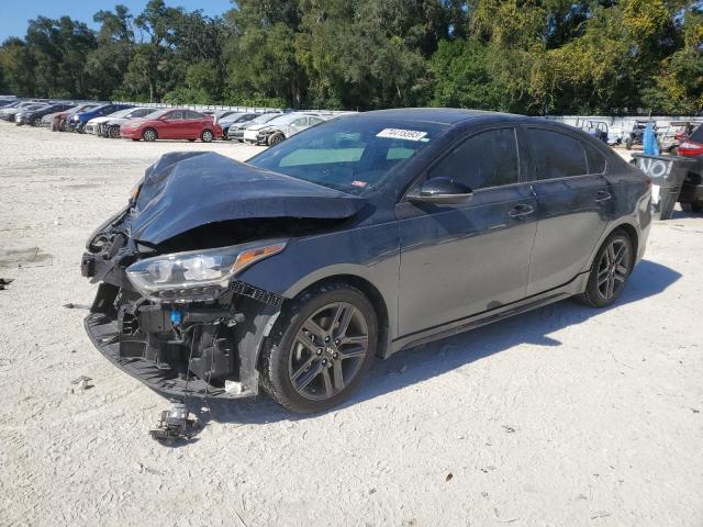 3KPF34AD9ME288527 - 2021 KIA FORTE GT LINE CHARCOAL photo 1