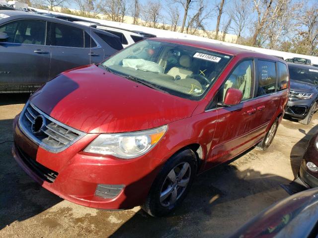 2V4RW3D19AR227274 - 2010 VOLKSWAGEN ROUTAN SE BURGUNDY photo 1