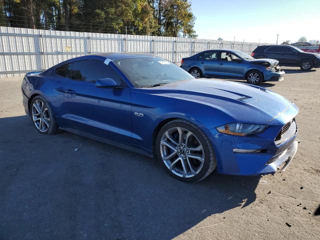 1FA6P8CF1J5135468 - 2018 FORD MUSTANG GT BLUE photo 4