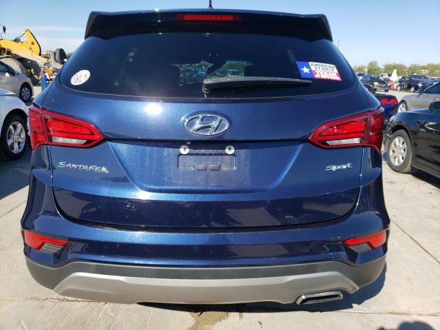 5XYZT3LBXJG531974 - 2018 HYUNDAI SANTA FE S BLUE photo 6