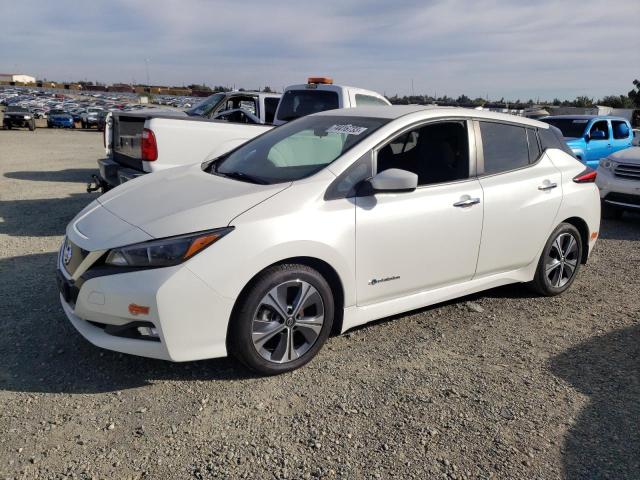 1N4AZ1CPXKC308275 - 2019 NISSAN LEAF S WHITE photo 1