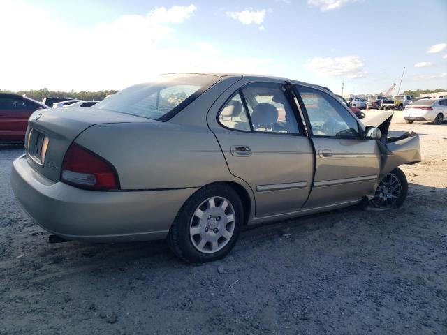 3N1CB51D82L688134 - 2002 NISSAN SENTRA XE BEIGE photo 3