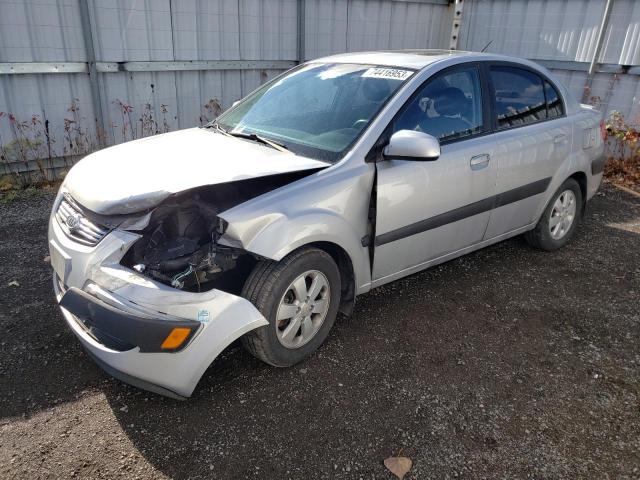 KNADE223196542849 - 2009 KIA RIO BASE SILVER photo 1