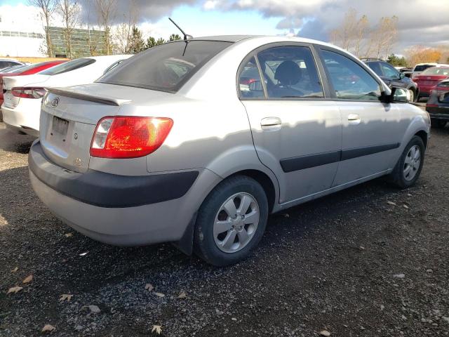 KNADE223196542849 - 2009 KIA RIO BASE SILVER photo 3