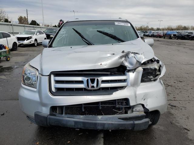 5FNYF18258B000599 - 2008 HONDA PILOT VP SILVER photo 5