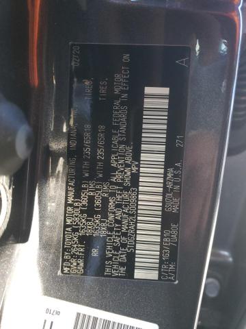 5TDGZRAH2LS009863 - 2020 TOYOTA HIGHLANDER XLE GRAY photo 13