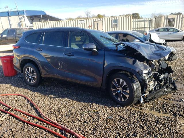 5TDGZRAH2LS009863 - 2020 TOYOTA HIGHLANDER XLE GRAY photo 4