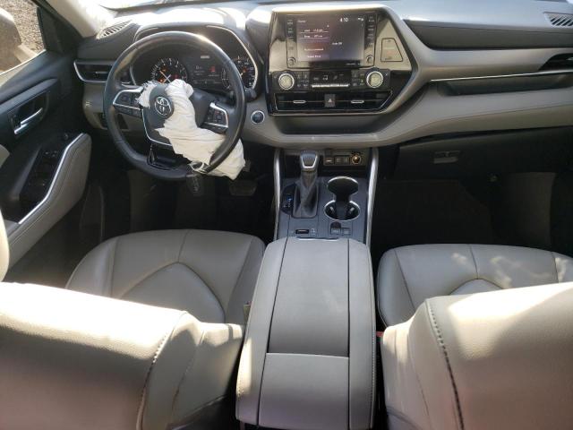 5TDGZRAH2LS009863 - 2020 TOYOTA HIGHLANDER XLE GRAY photo 8