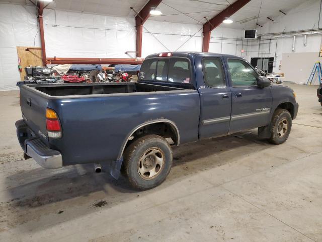 5TBBT44103S350135 - 2003 TOYOTA TUNDRA ACCESS CAB SR5 BLUE photo 3