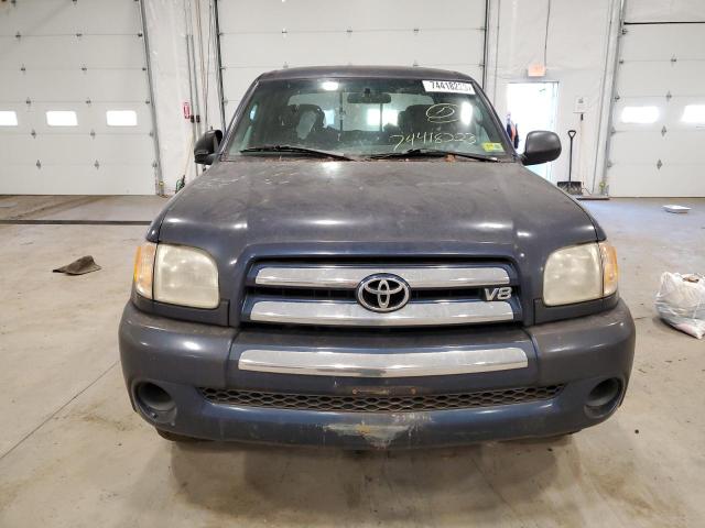 5TBBT44103S350135 - 2003 TOYOTA TUNDRA ACCESS CAB SR5 BLUE photo 5