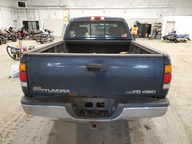 5TBBT44103S350135 - 2003 TOYOTA TUNDRA ACCESS CAB SR5 BLUE photo 6