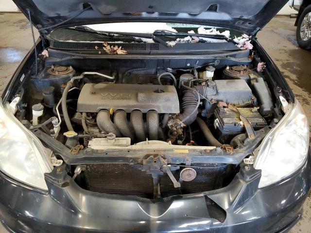 2T1KR32EX4C240726 - 2004 TOYOTA COROLLA MA XR BLACK photo 11