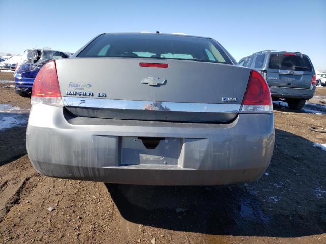 2G1WB55K689100741 - 2008 CHEVROLET IMPALA LS SILVER photo 6