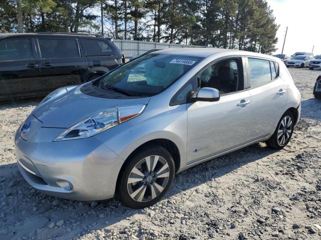 1N4AZ0CP1EC335850 - 2014 NISSAN LEAF S SILVER photo 1