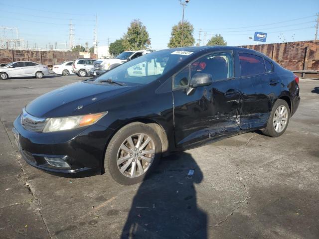 2HGFB2F85CH522508 - 2012 HONDA CIVIC EX BLACK photo 1