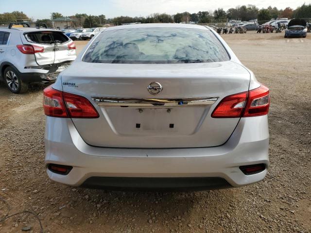 3N1AB7APXKY395125 - 2019 NISSAN SENTRA S SILVER photo 6