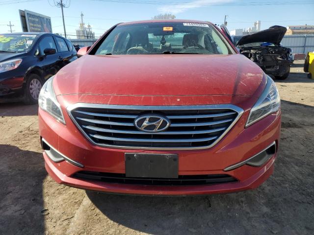 5NPE24AF8HH449340 - 2017 HYUNDAI SONATA SE RED photo 5