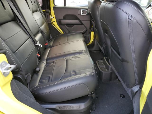 1C4JJXP65NW276098 - 2022 JEEP WRANGLER U SAHARA 4XE YELLOW photo 11