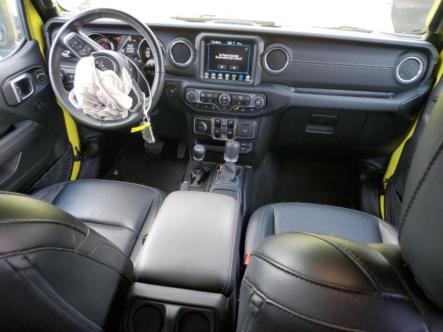 1C4JJXP65NW276098 - 2022 JEEP WRANGLER U SAHARA 4XE YELLOW photo 8