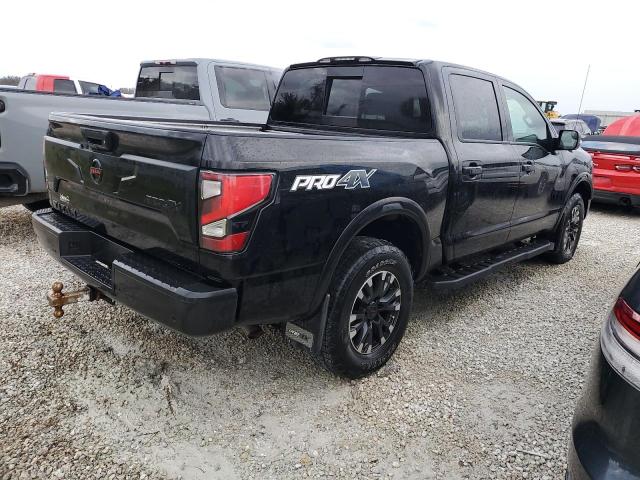 1N6AA1ED4MN529251 - 2021 NISSAN TITAN SV BLACK photo 3