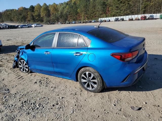 3KPA24AD7ME382452 - 2021 KIA RIO LX BLUE photo 2