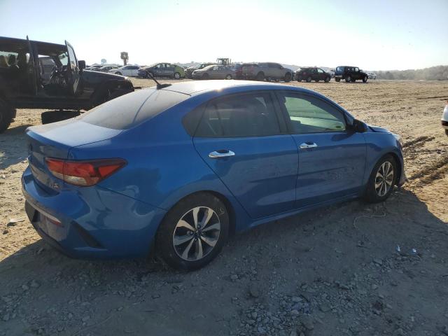 3KPA24AD7ME382452 - 2021 KIA RIO LX BLUE photo 3