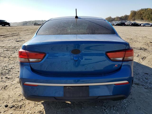 3KPA24AD7ME382452 - 2021 KIA RIO LX BLUE photo 6