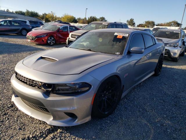 2C3CDXGJ0JH210673 - 2018 DODGE CHARGER R/T 392 SILVER photo 1