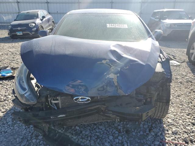 5NPDH4AEXFH612617 - 2015 HYUNDAI ELANTRA SE BLUE photo 5