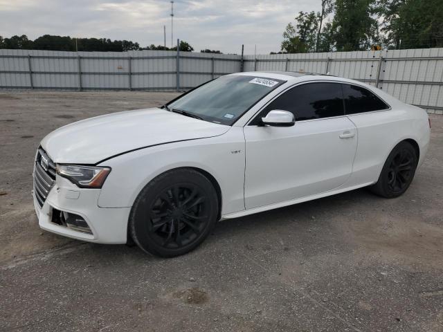 WAUCGAFR8DA038481 - 2013 AUDI S5 PREMIUM PLUS თეთრი ფოტო 1