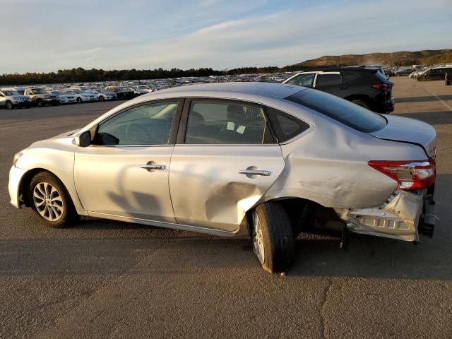 3N1AB7AP4KY443248 - 2019 NISSAN SENTRA S SILVER photo 2