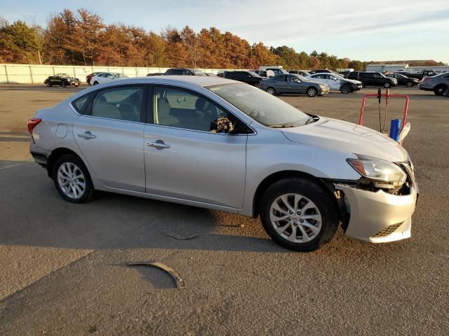 3N1AB7AP4KY443248 - 2019 NISSAN SENTRA S SILVER photo 4