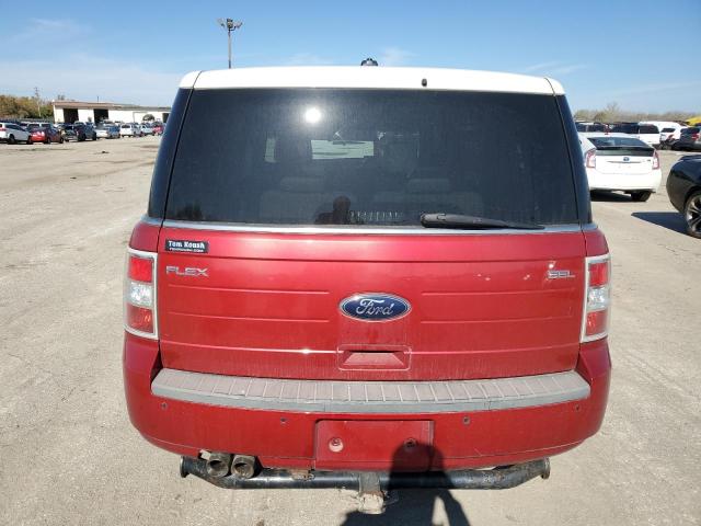 2FMGK5CC3ABA28477 - 2010 FORD FLEX SEL RED photo 6