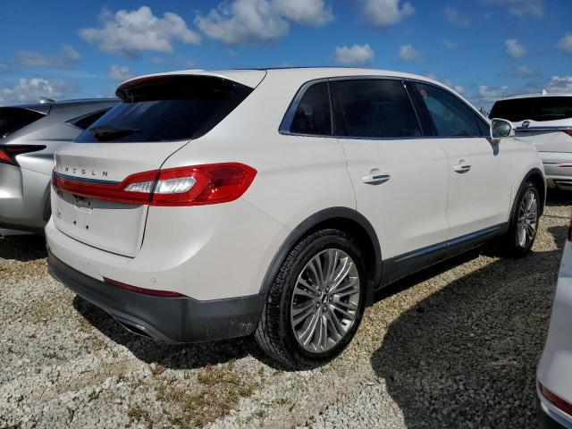 2LMPJ6LR4JBL50109 - 2018 LINCOLN MKX RESERVE Ақ фото 3