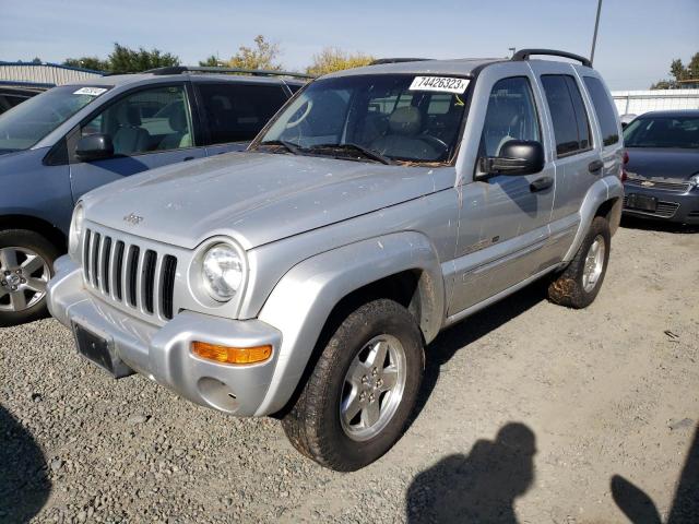 1J4GL58K02W195133 - 2002 JEEP LIBERTY LIMITED SILVER photo 1