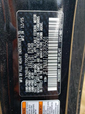 JF1ZNAA17G8705501 - 2016 TOYOTA SCION FR-S შავი ფოტო 12