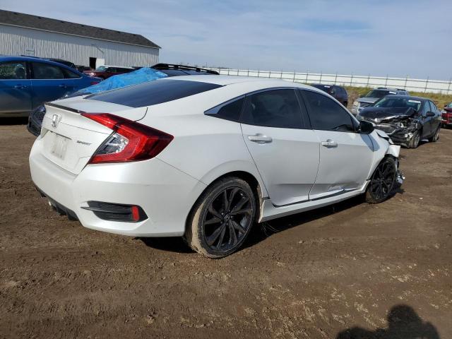 2HGFC2F82LH537674 - 2020 HONDA CIVIC SPORT WHITE photo 3